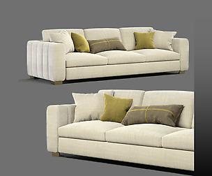 flexform sofa beauty 3seater