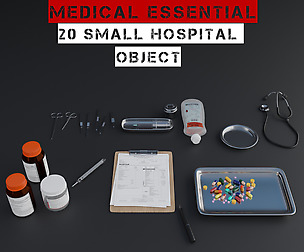 MEDICAL ESSENTIAL 20 SMALL OBJECT IN HOSPITAL