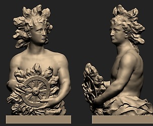 Sun God 3d Scupture