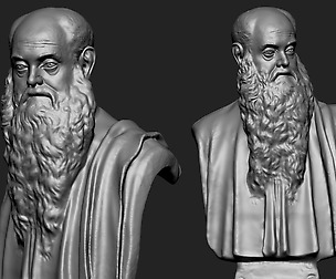 Bust of old Man