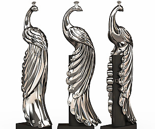Figurine peacock