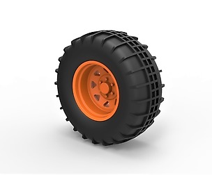 Rear wheel for Dune Buggy 5