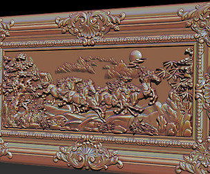 Horse relief for CNC