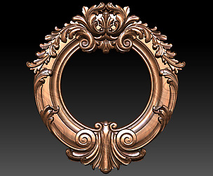 Mirror classical carved frame