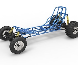 Mud dragster chassis