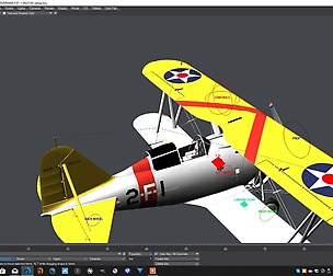 GRUMMAN F2F-1 USS Lexington CV-2 1935-36