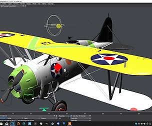 GRUMMAN F2F-1 USS Wasp CV-7 1937