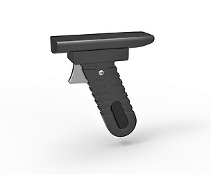 Handle for cosplay blaster pistol