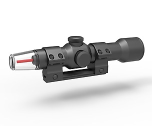 Scope for cosplay blaster