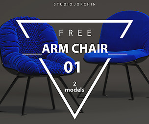 Modern Arm chairs vol.01 (free)