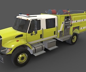 Fire Truck Yellow