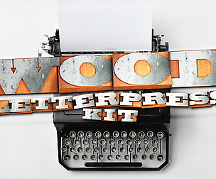 Wood Letterpress Kit