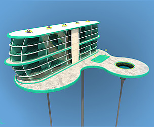 Futuristic Architecture Skyscraper #05