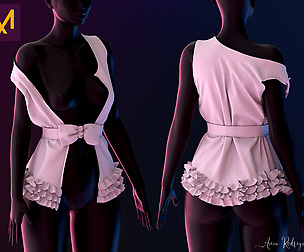Ruffle Jacket - Marvelous Designer