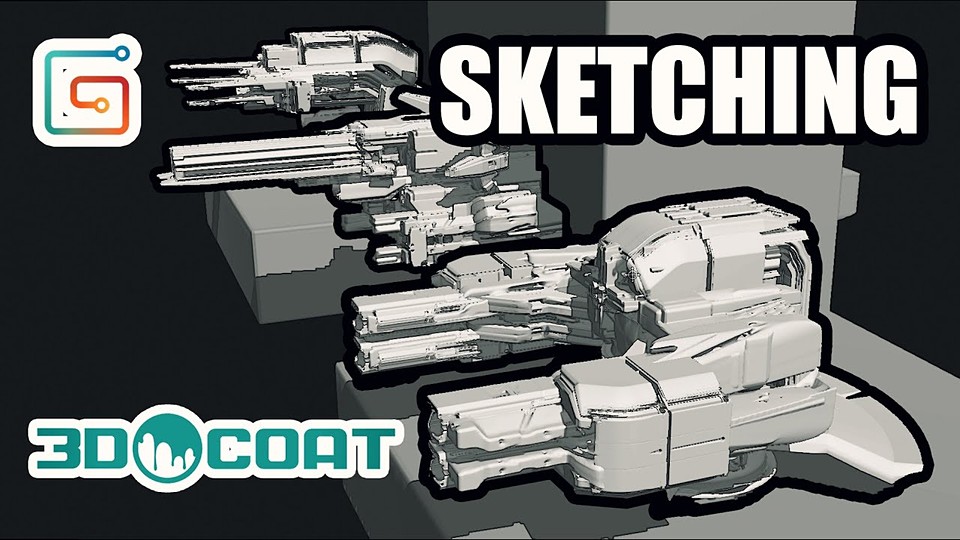 3D-Coat Kitbash - Sketching Tutorial