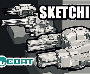 3D-Coat Kitbash - Sketching Tutorial
