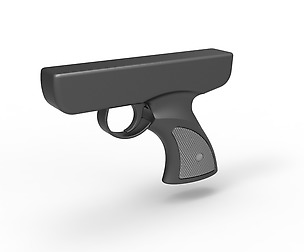 Handle for cosplay blaster pistol 4
