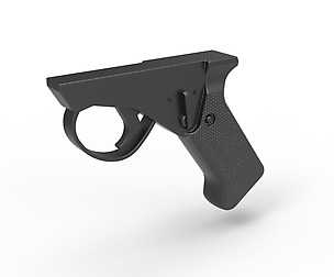 Handle for cosplay blaster pistol 5