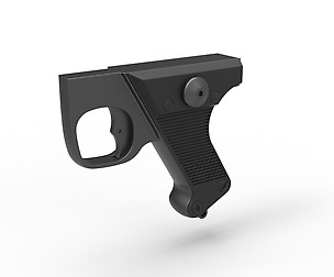 Handle for cosplay blaster pistol 6