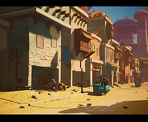 Stylized / Low Poly Asian City