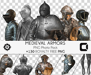 Medieval Armors - PNG Photo Pack