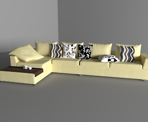 L-Shaped sofa