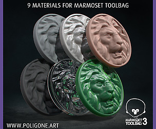 Poligone - Physical Materials for Marmoset Toolbag