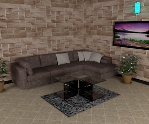 A Beautiful Sofa Scene