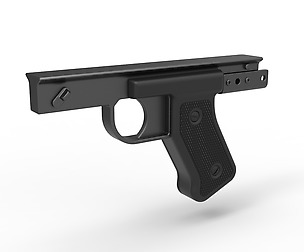 Handle for cosplay blaster pistol 7