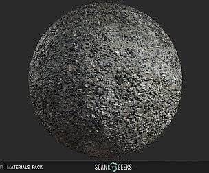 Concrete Pebbles 01 - Photogrammetry PhotoScan