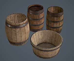 Barrels Medieval pack