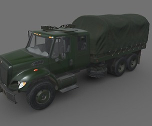 Military Truck Green