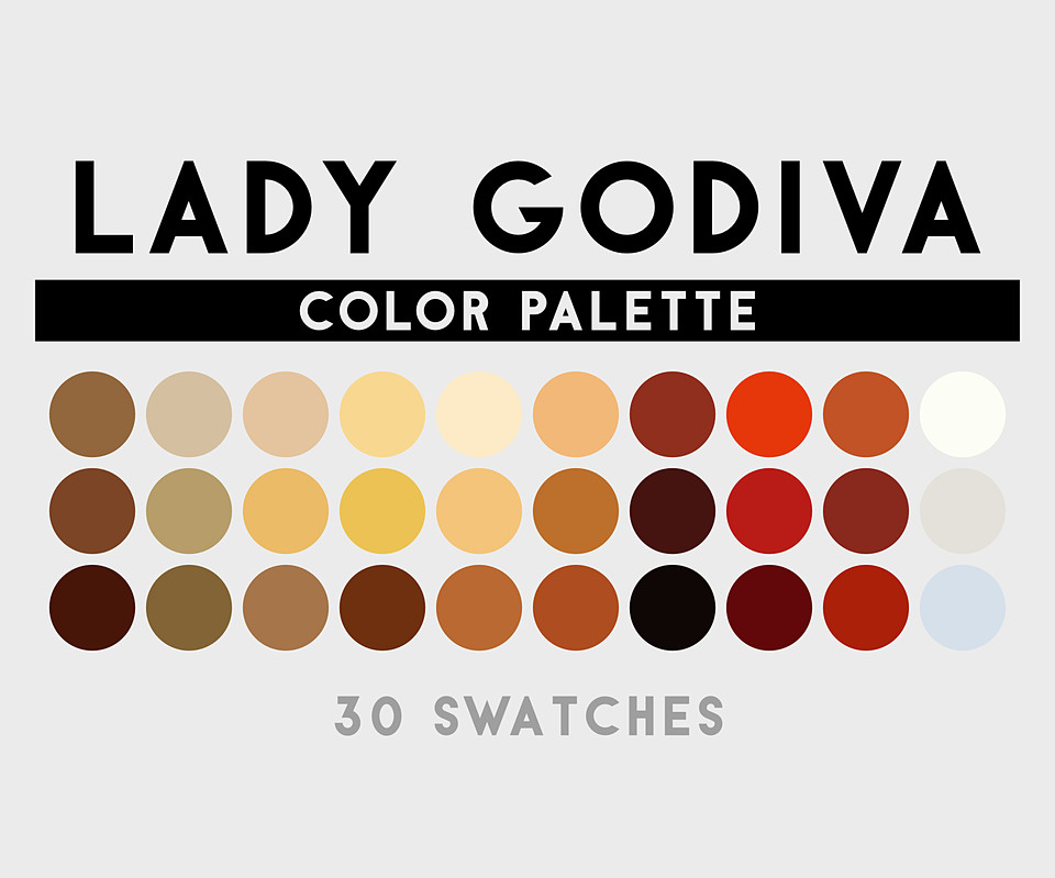 Lady Godiva Color Palette