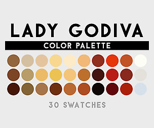 Lady Godiva Color Palette