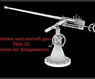 German anti-aircraft gun  Flak 30