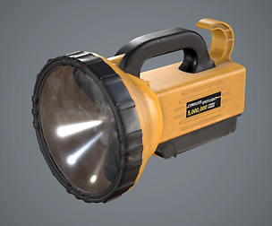 Flashlight Spotlight Yellow