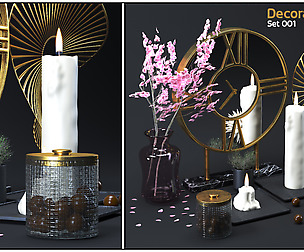 Decoration Gold Set 001