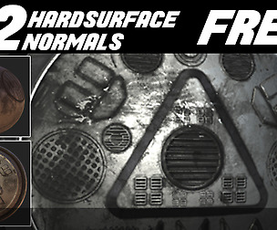 82 Hardsurface NormalsMaps | FREE |