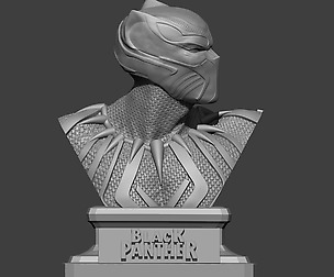 BLACK PANTHER 3D BUST