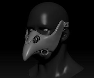 Quarantine Mask Plague Doctor Cyberpunk
