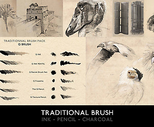 Photoshop brushes (pencil brushes set)
