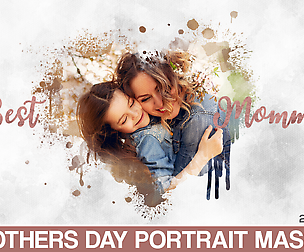 Mothers Day Watercolor template quote maks