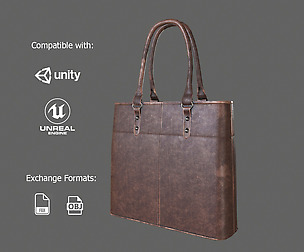 Leather Hand Bag Female Game-Ready