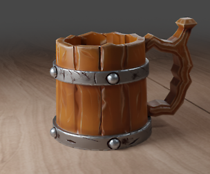 Styalized Beer Mug