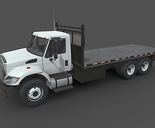 Flatbed Truck International 7400