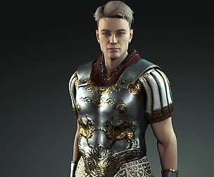 Roman Soldier-Game Ready