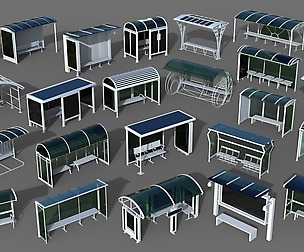 Bus Stops - 24 pieces