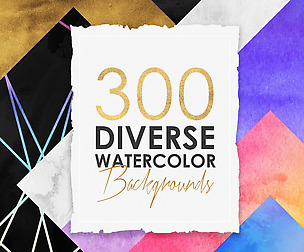 Diverse Watercolor Backgrounds