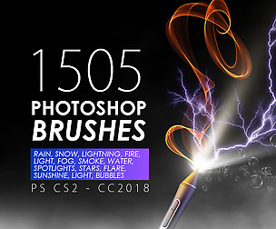 1505 Visual Effect Photoshop Brushes