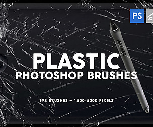198 Plastic Photoshop Brushes